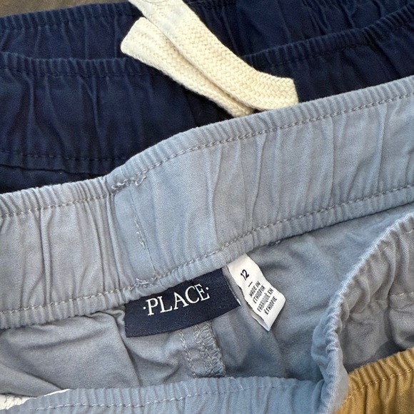 Set of 3 Children’s Place 12 Kids Casual Shorts Set - Tan, Grey, and Navy - Picture 3 of 10